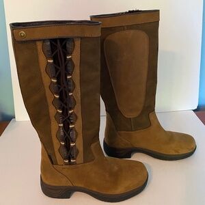 DUBLIN Pinnacle waterproof suede riding boot Size US 10 Eur 41.5